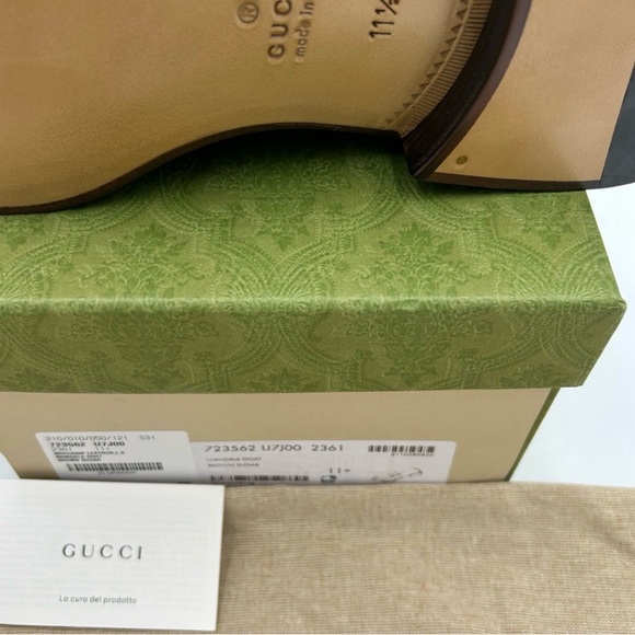 Men\'s Gucci Horsebit 1953 leather loafers size 11.5 fits 12.5 US made in Italy main image 13